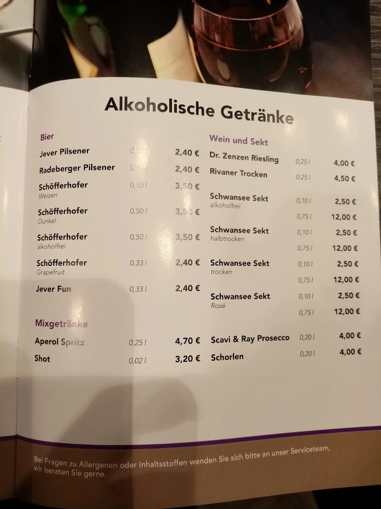 Nancys Café Snacks und Eis menu 6