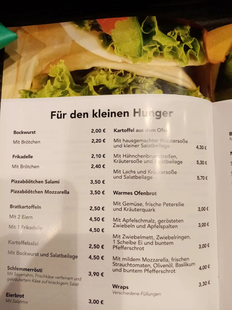 Nancys Café Snacks und Eis menu 3
